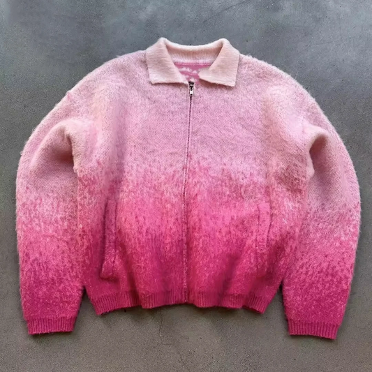 Men's(custom)Gradient Jacquard Jacket